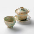 「Bronze Ode」Kiln-Fired Ceramic Kung Fu Tea Set