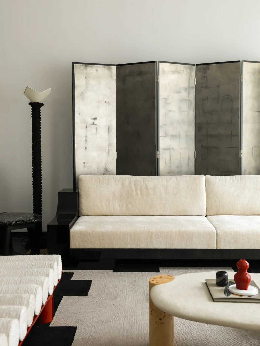 「Kunlun」Art Deco-Inspired Minimalist Fabric Sofa