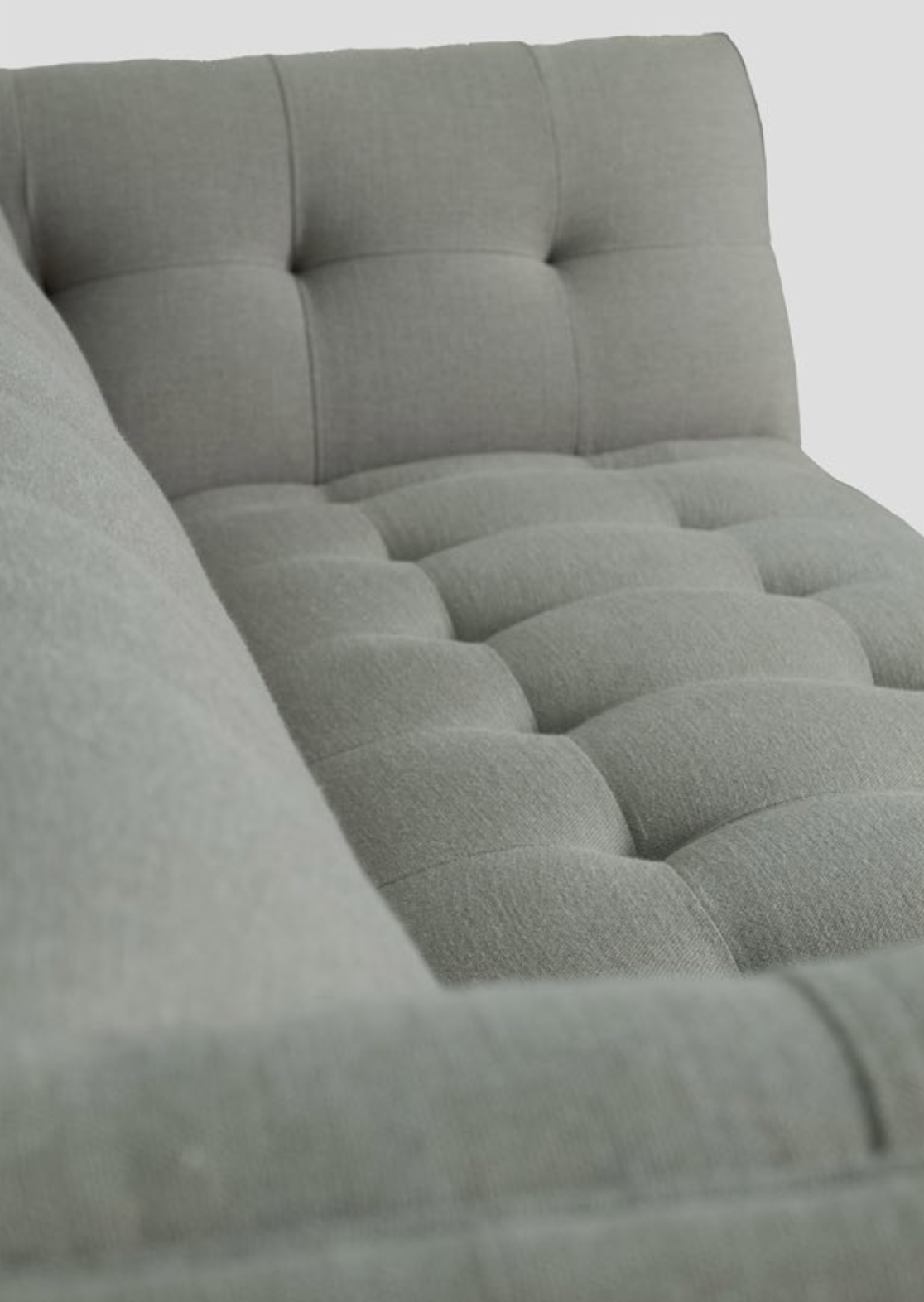 The F.Vint | Carlo 2.3m Minimalist Retro Cotton-Linen Blend Sofa