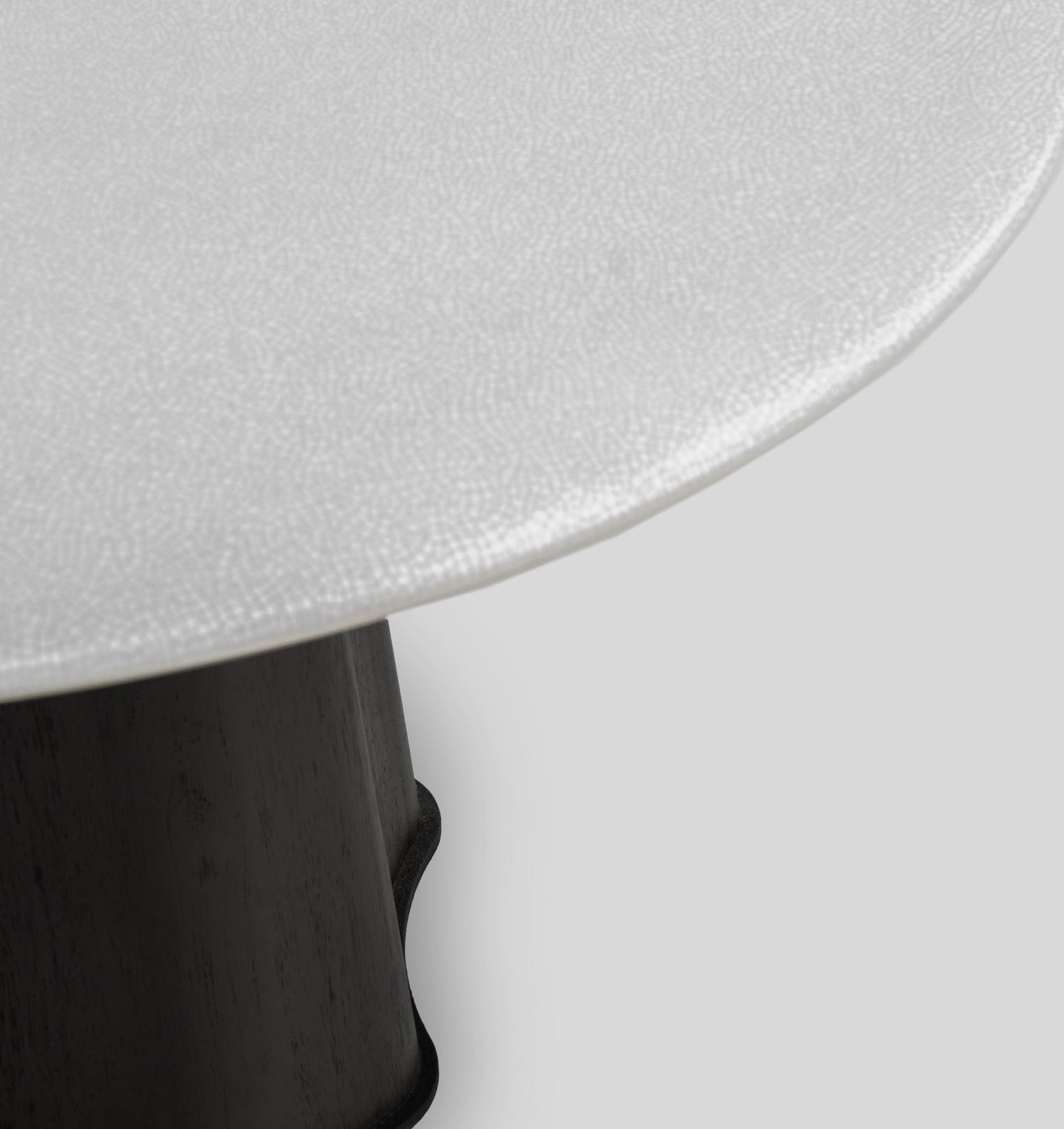 The Lumina | Silver Cypress Ceramic Round Dining Table