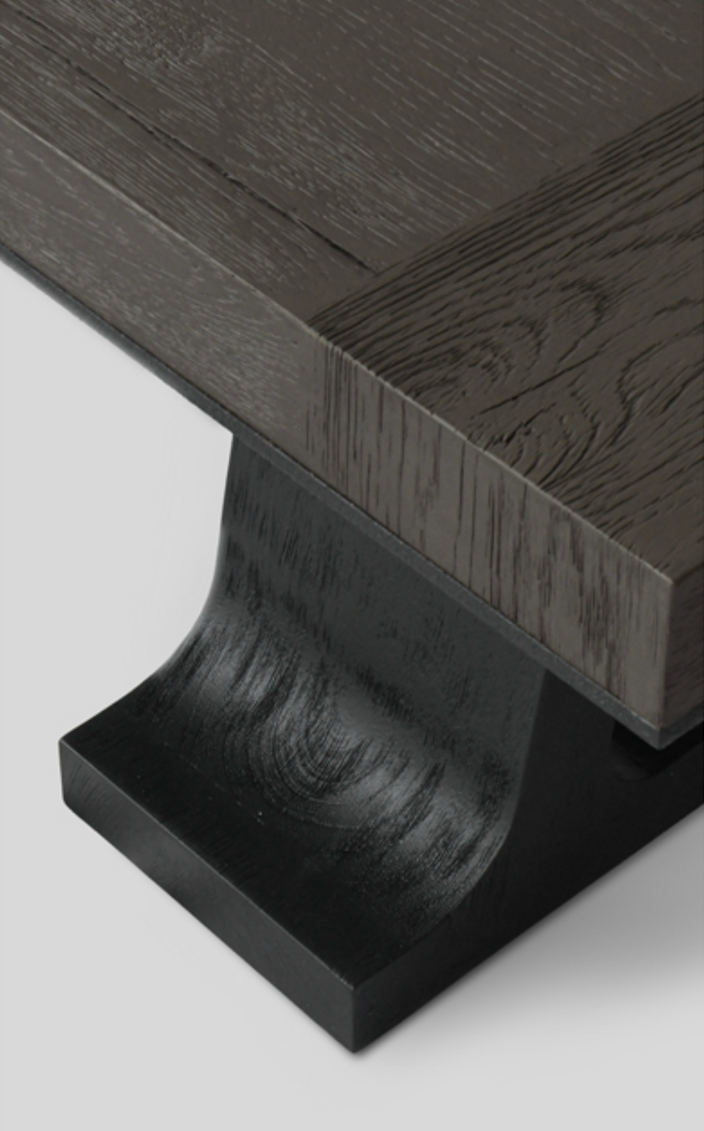 「Lumina」Saddle Long Rectangular Wood Table