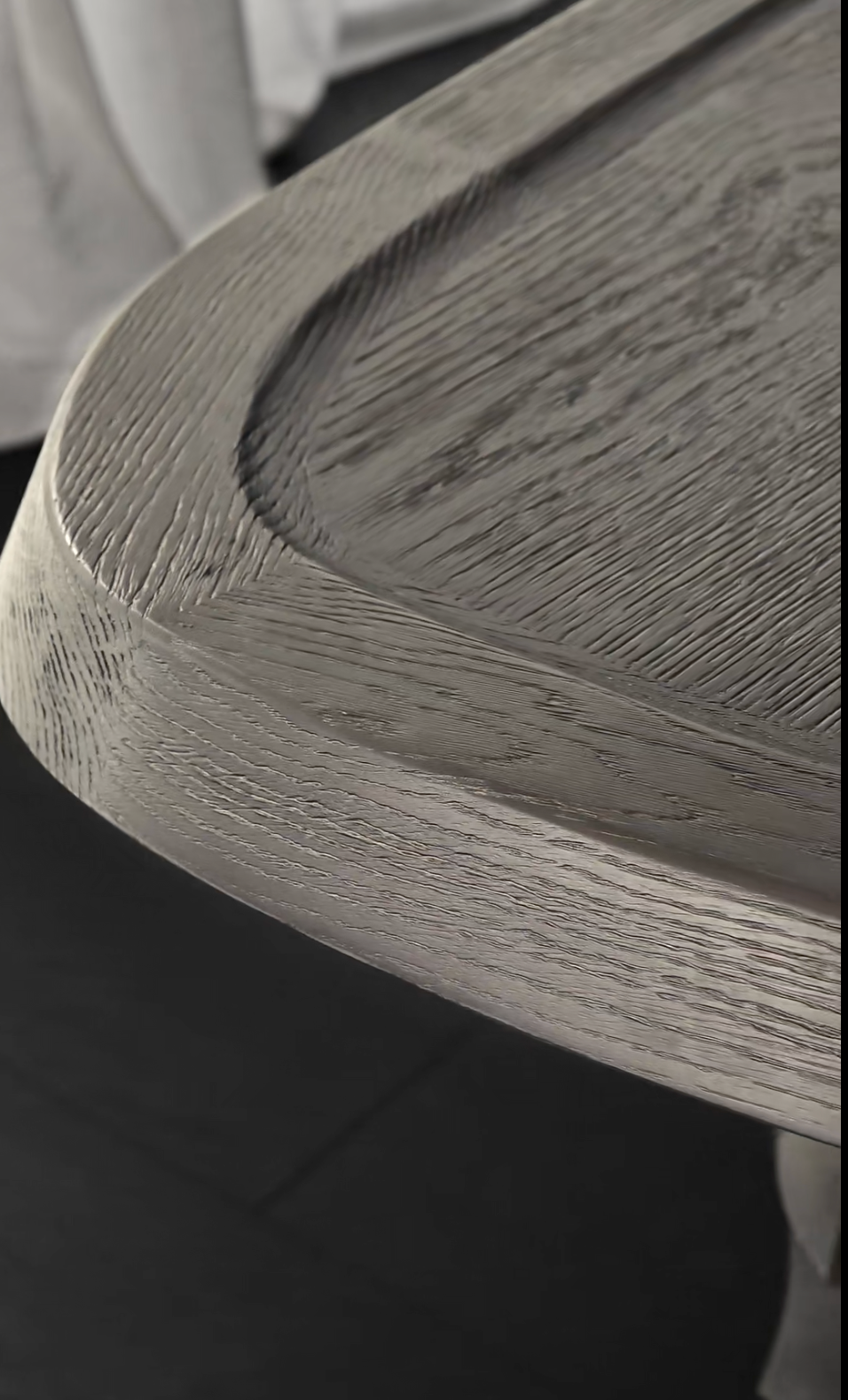 「Zooe」Stacked Sculptural Ceramic Leg Coffee Table