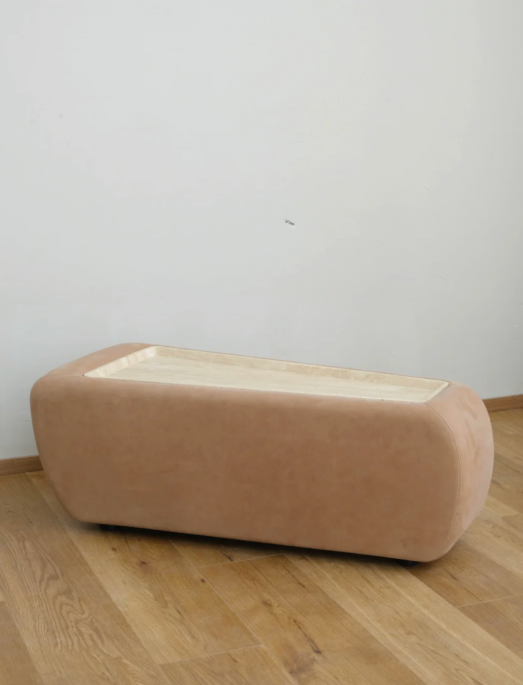 「Soft‑Hill」Modular Curved Genuine Leather Sectional Sofa