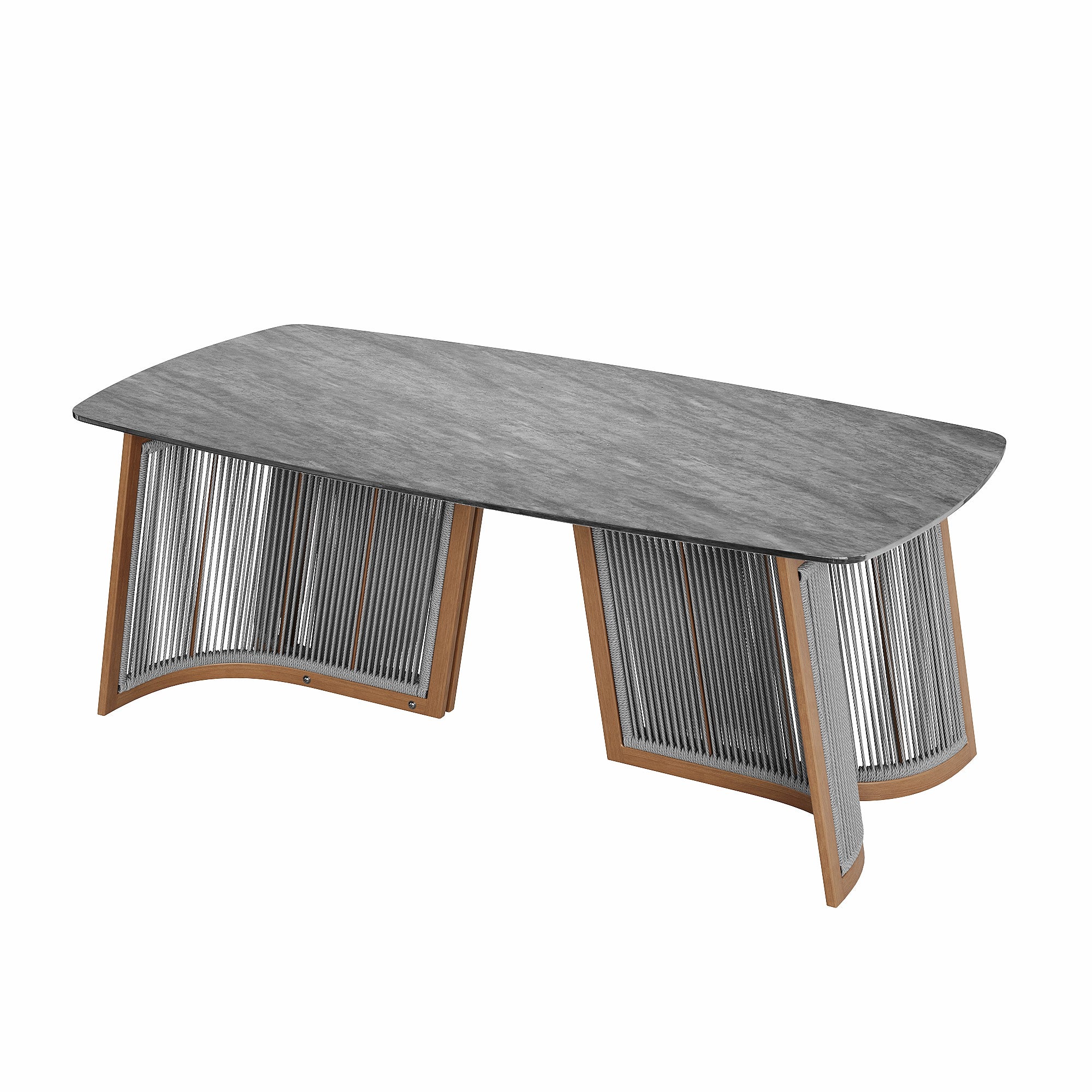 「Teak Weave」Outdoor Dining Set,Luxury Patio Furniture