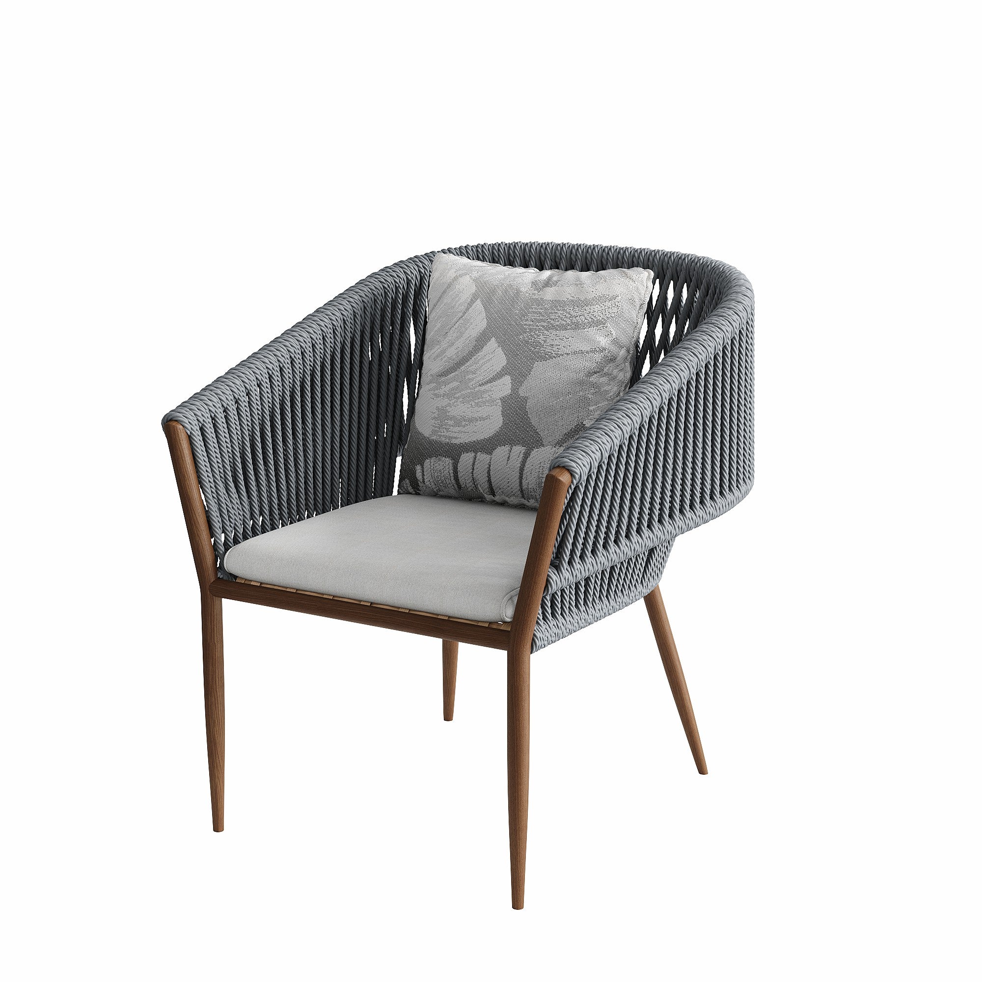 「Teak Weave」Outdoor Dining Set,Luxury Patio Furniture