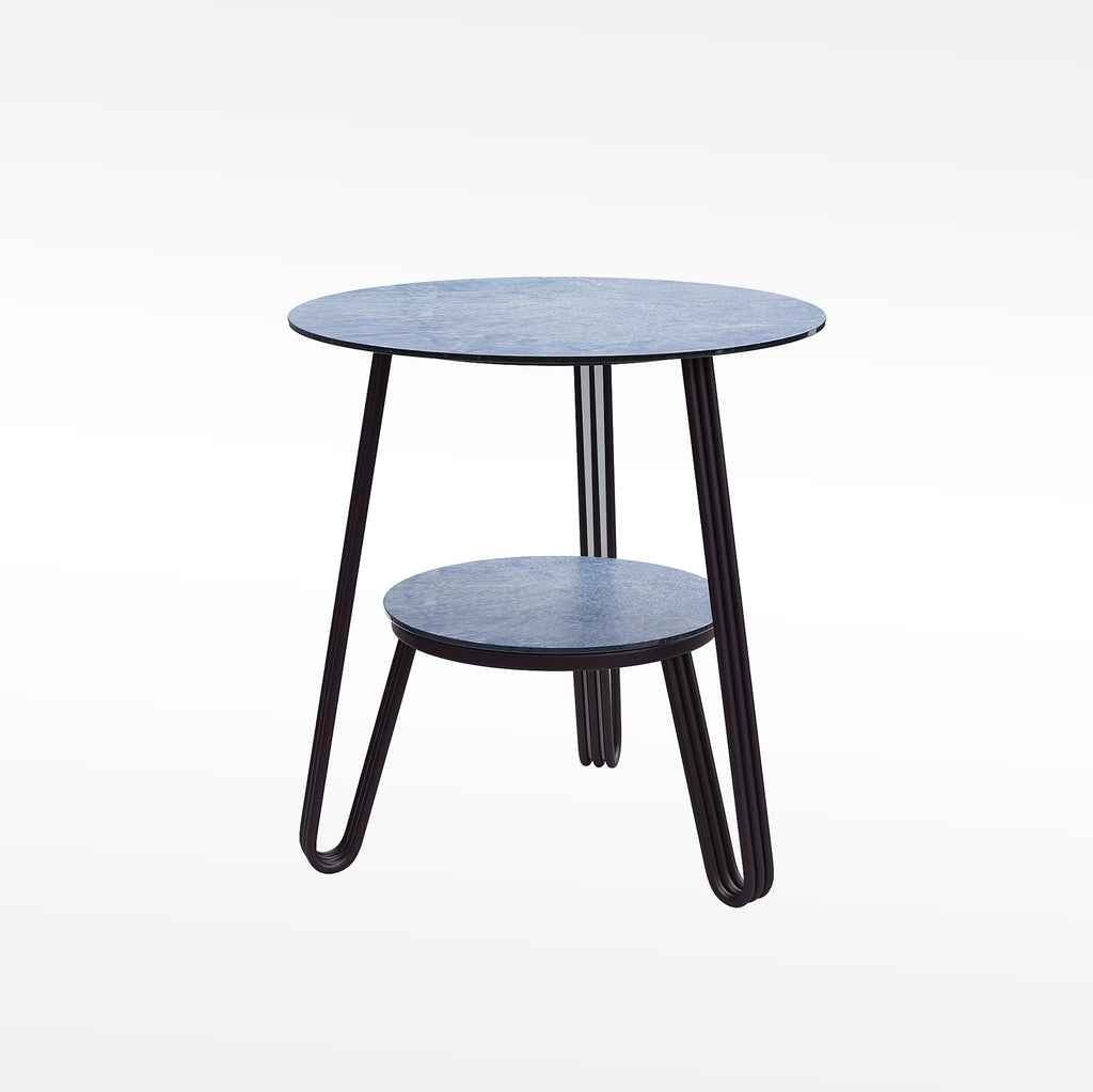 「Purple Pearl」Outdoor Lounge Coffee Table & Webbing Chair Set