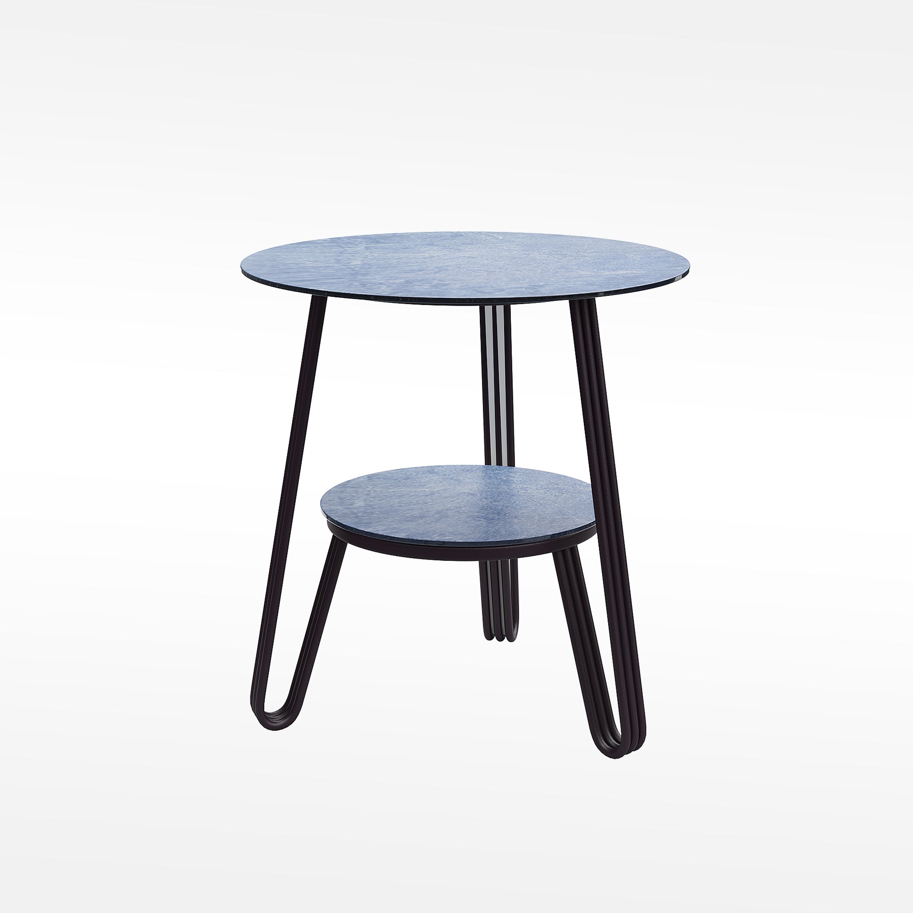 「Purple Pearl」Outdoor Lounge Coffee Table & Webbing Chair Set