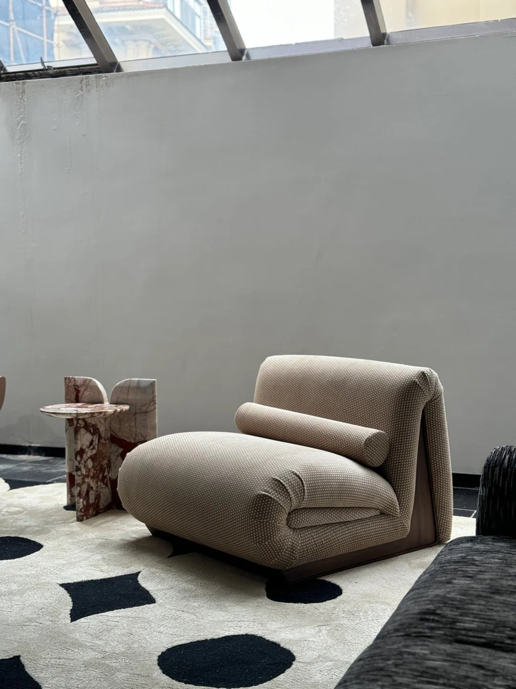 「Aurora」Organic Modern Textured Lounge Chair