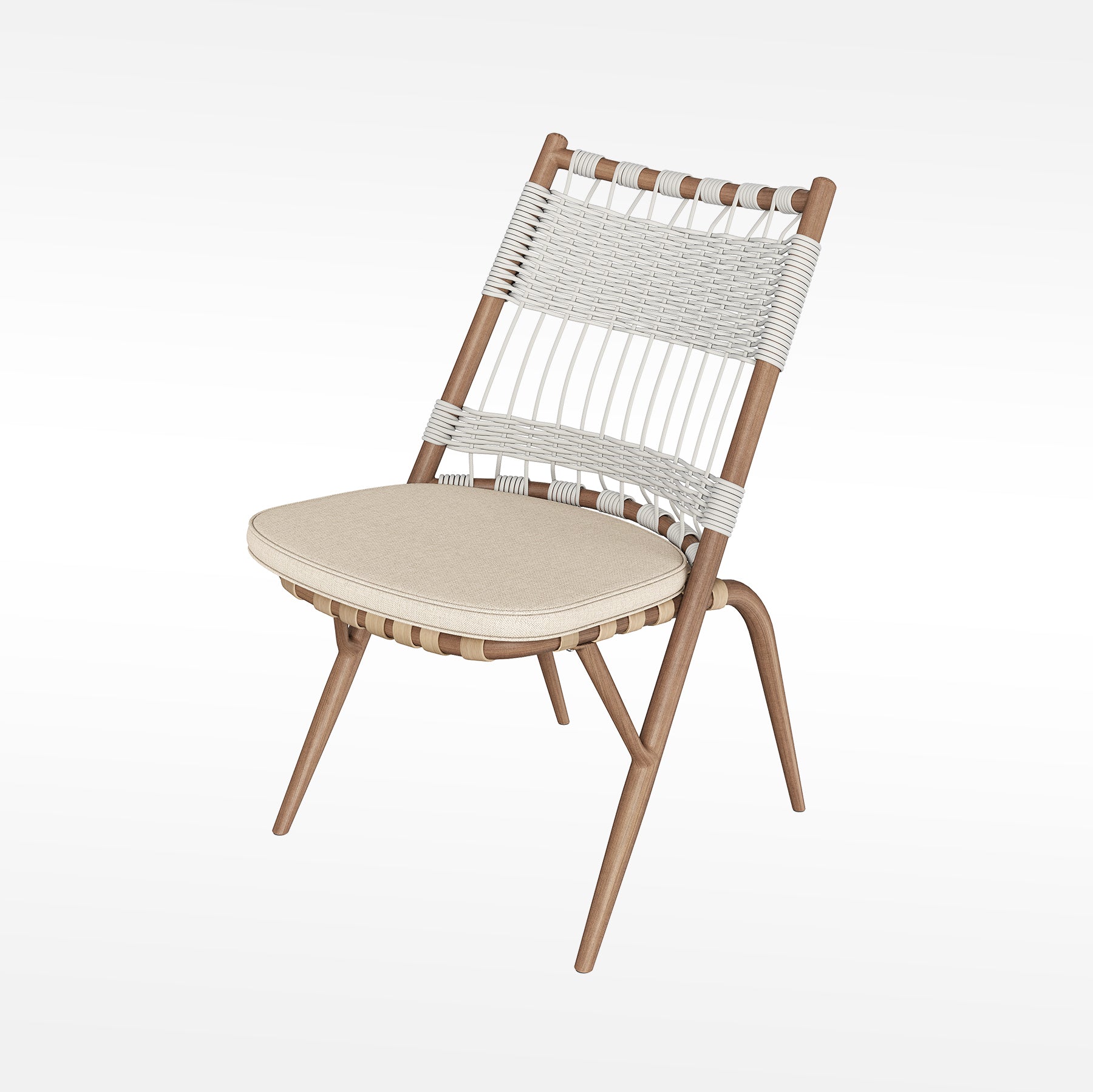 「Teak Weave」Outdoor Lounge Dining Set