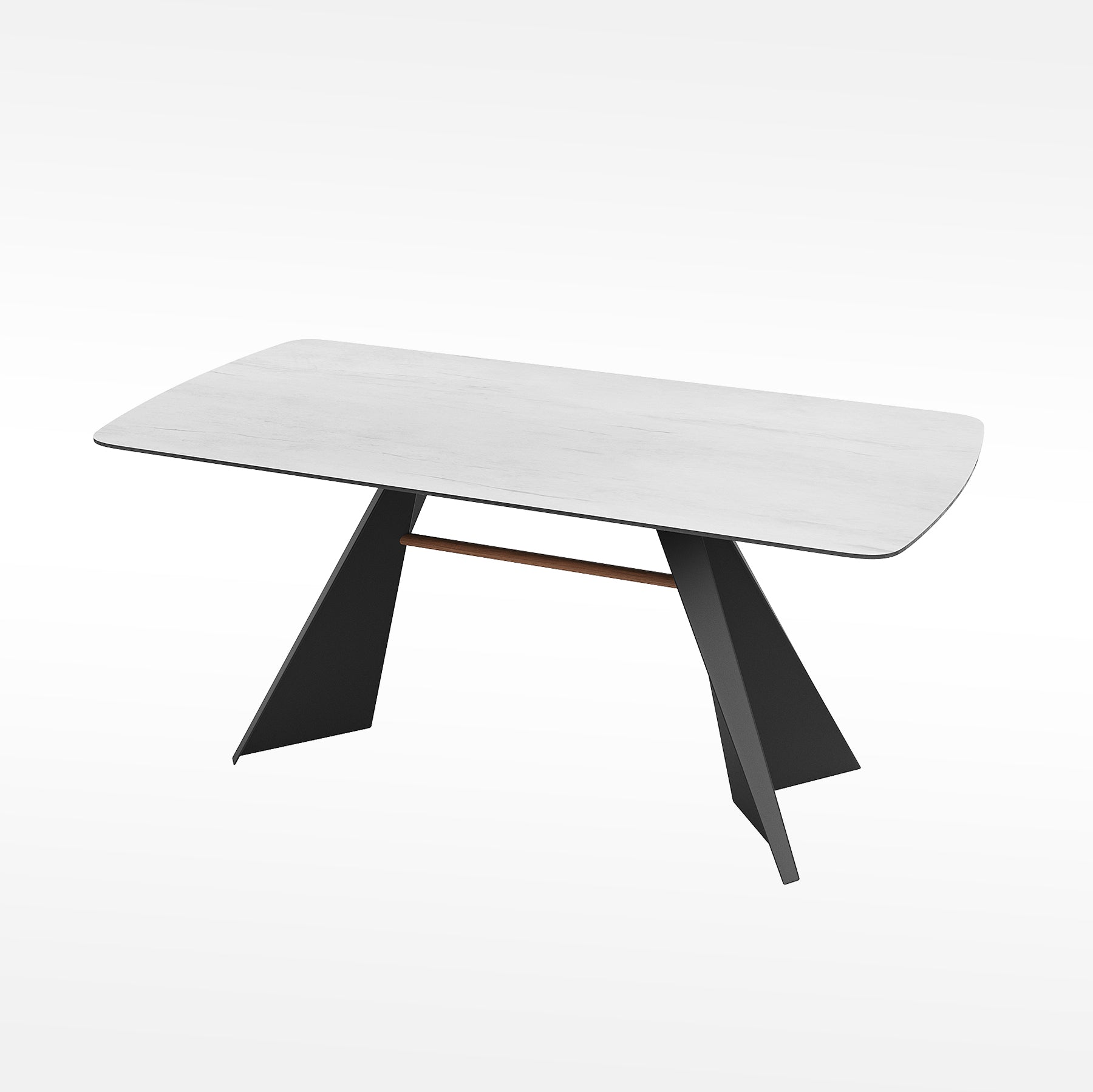 「Teak Weave & Black Glass」Luxury Outdoor Dining Set