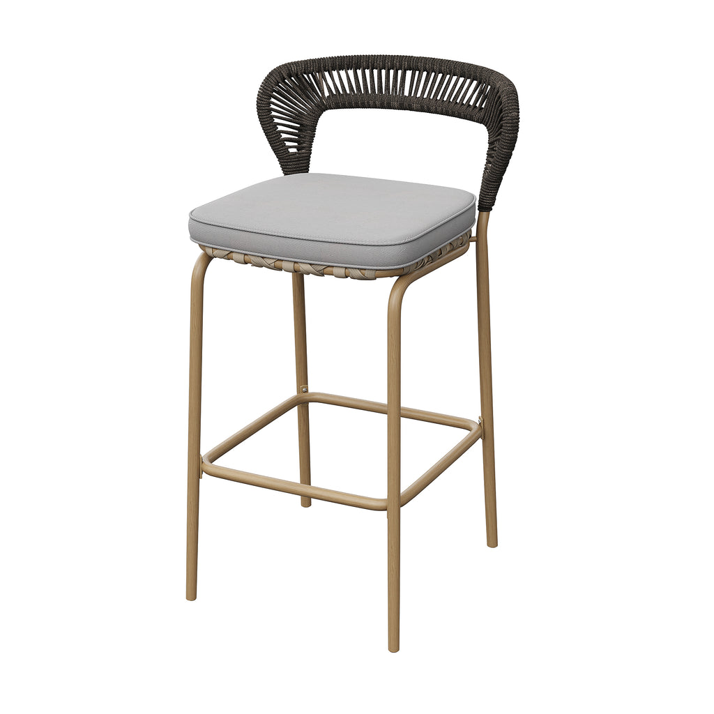 「Black Walnut」Outdoor Lounge Bar Set