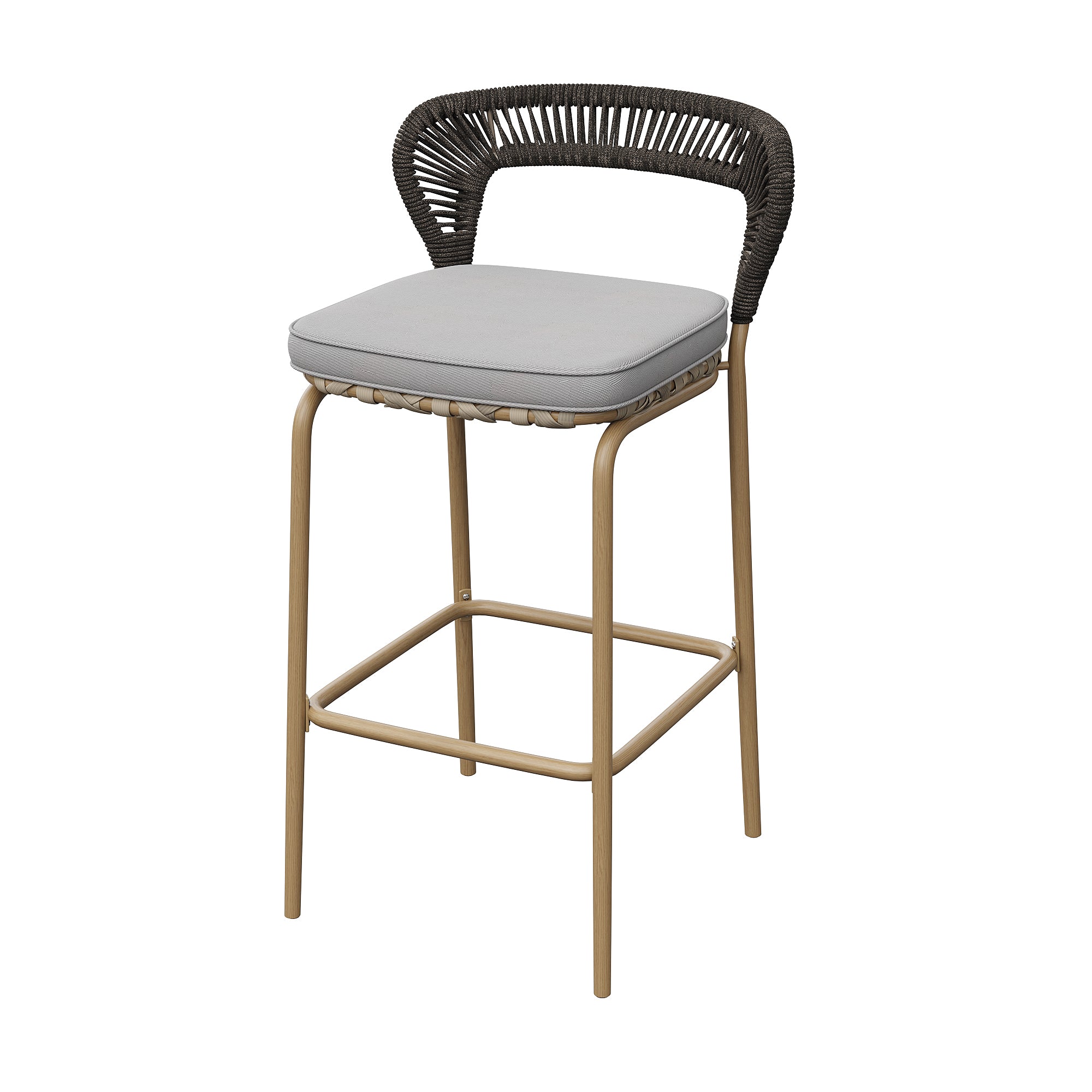 「Black Walnut」Outdoor Lounge Bar Set