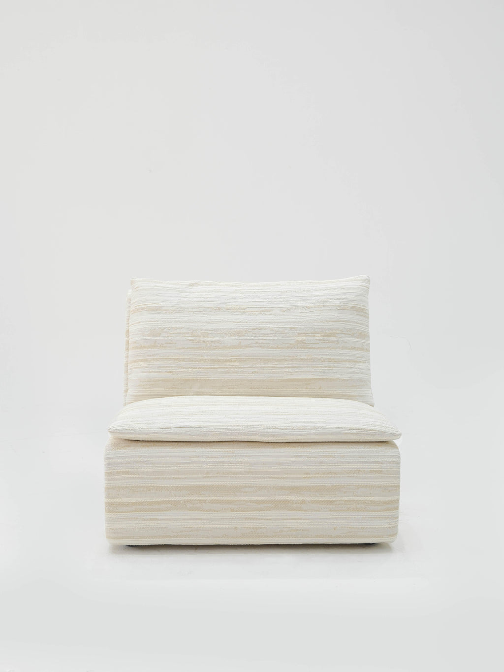 「Shallow Shoal」Organic Minimalist Modular Cozy Single Lounge Chair