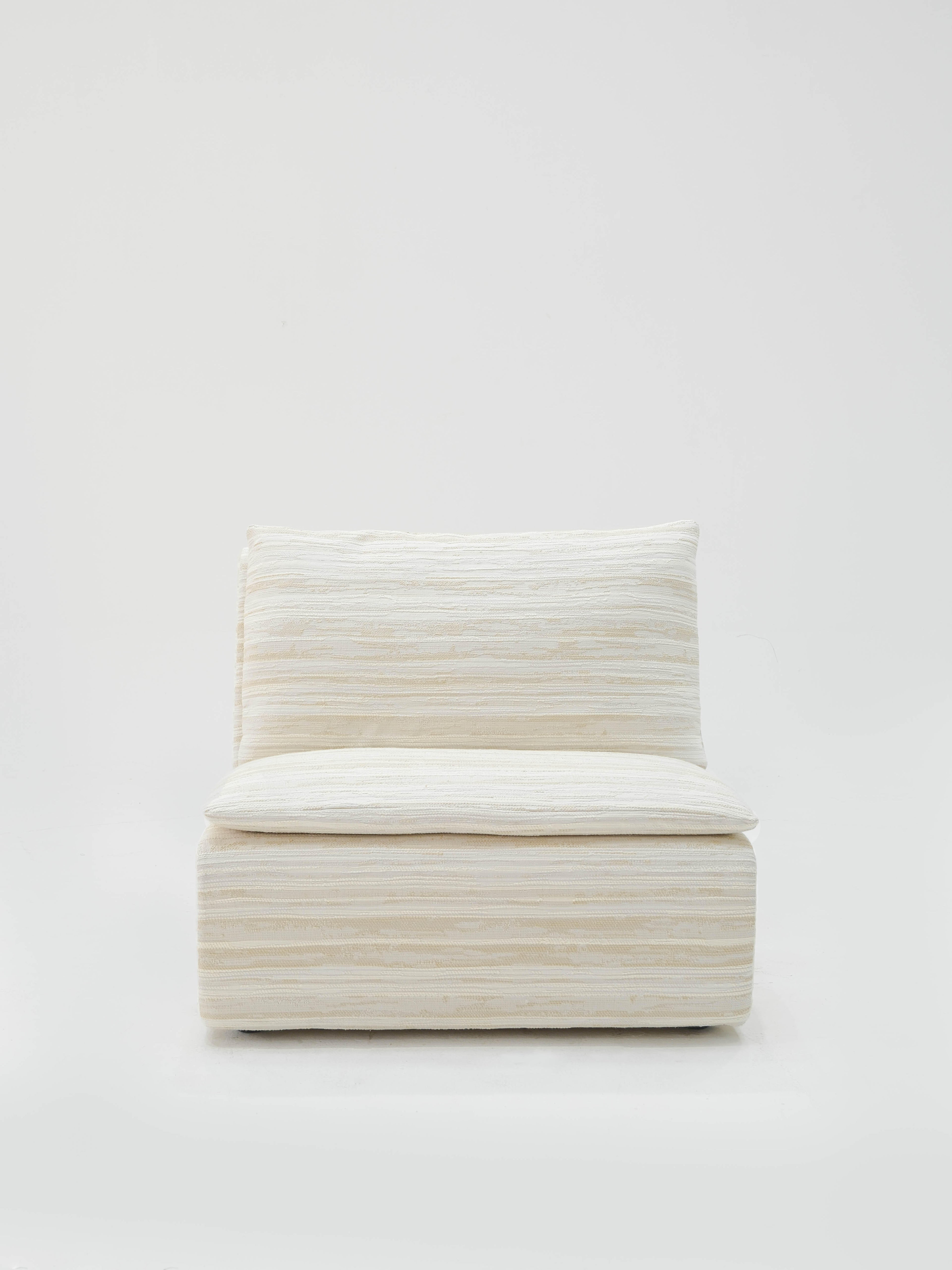 「Shallow Shoal」Organic Minimalist Modular Cozy Single Lounge Chair