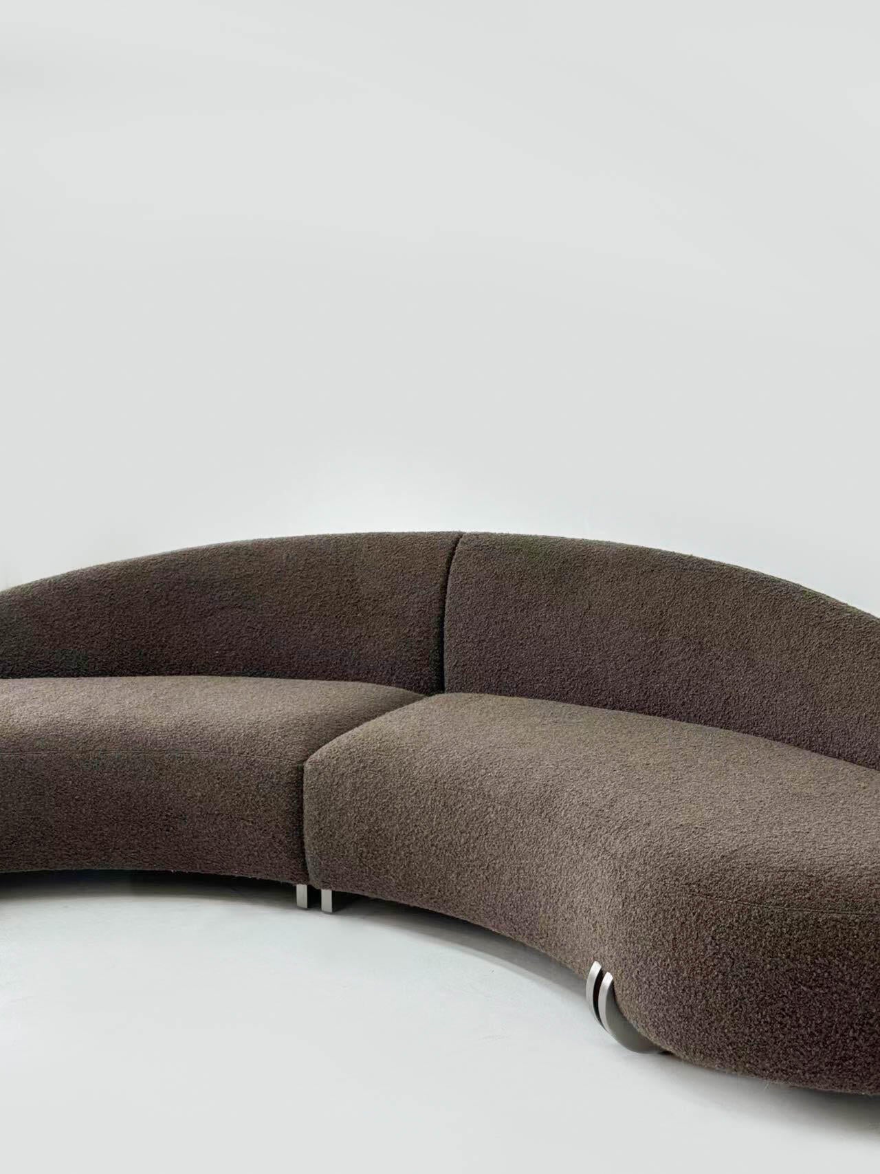 「Moon Glow」Organic Curved Sectional Sofa