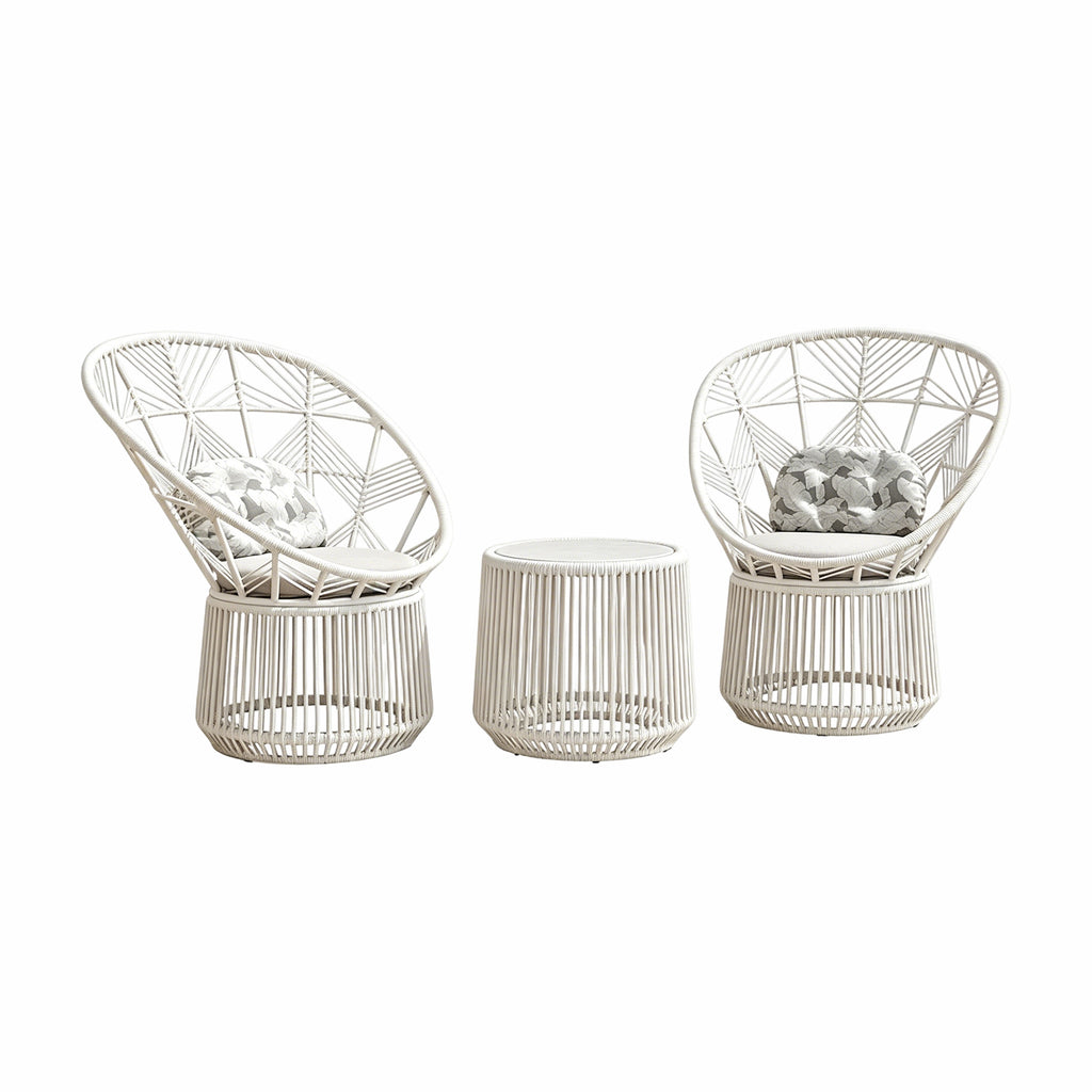 Outdoor Lounge Chair & Side Table Set