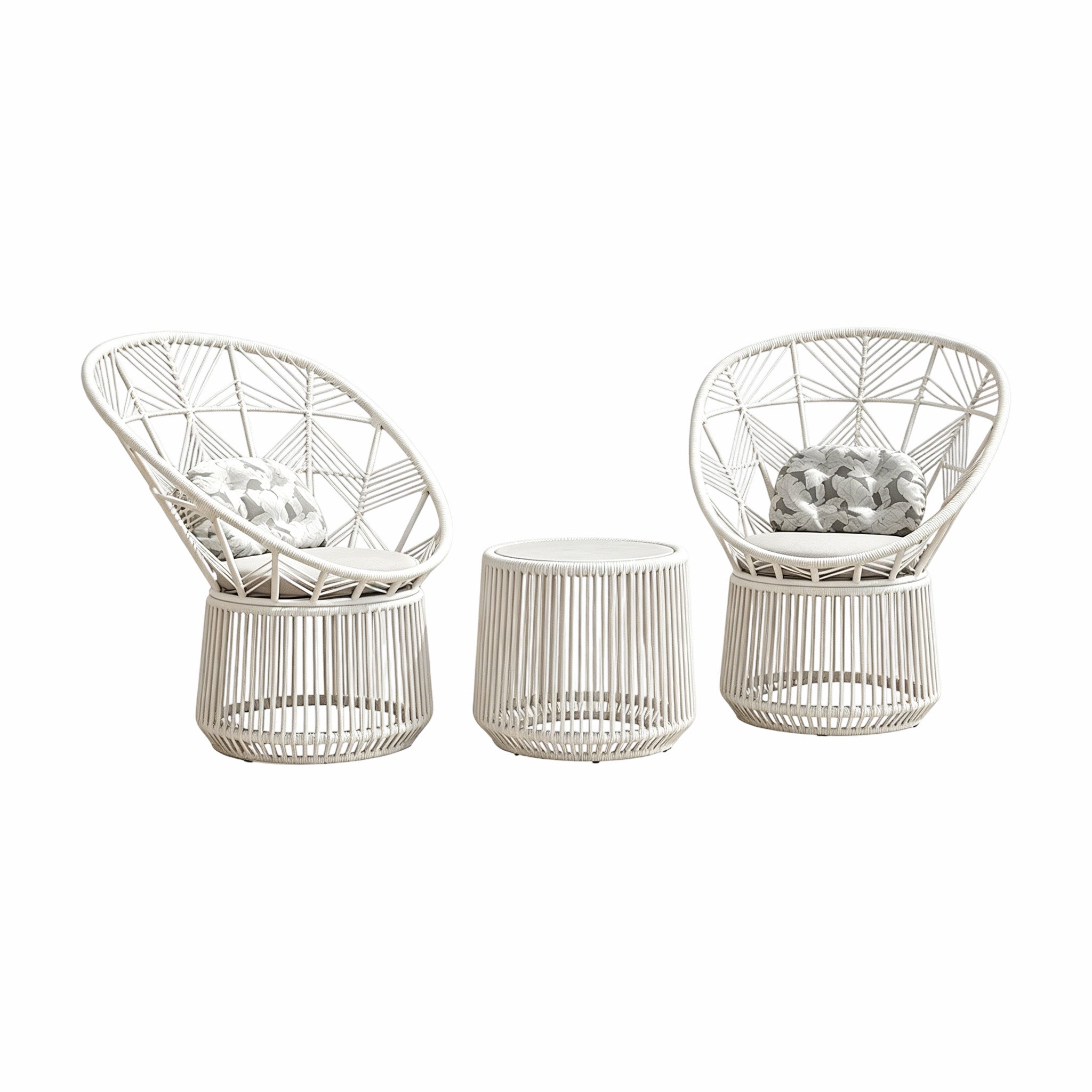 Outdoor Lounge Chair & Side Table Set