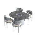 「Light Gray Weave」Luxury Outdoor Dining Set