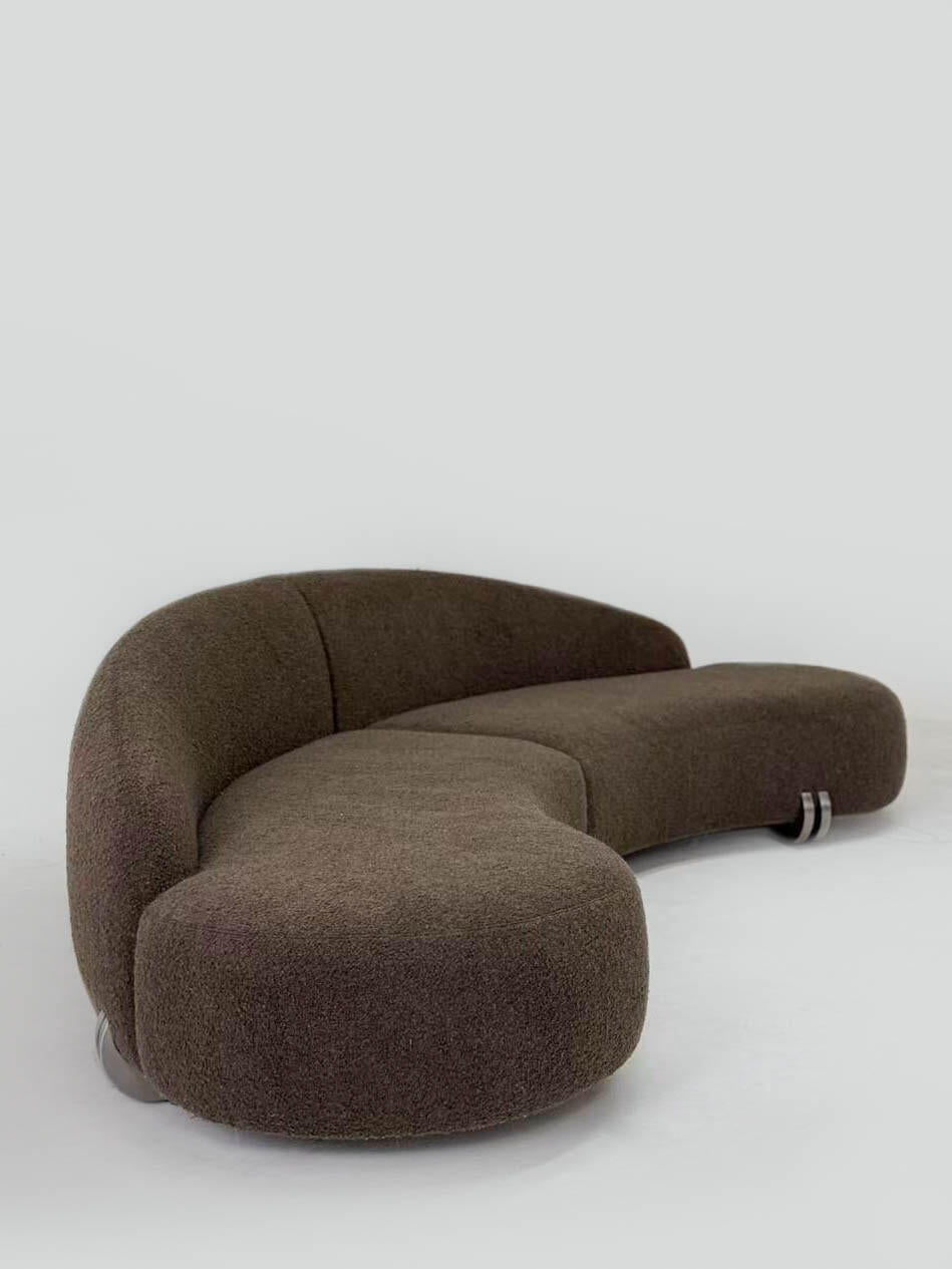 「Moon Glow」Organic Curved Sectional Sofa