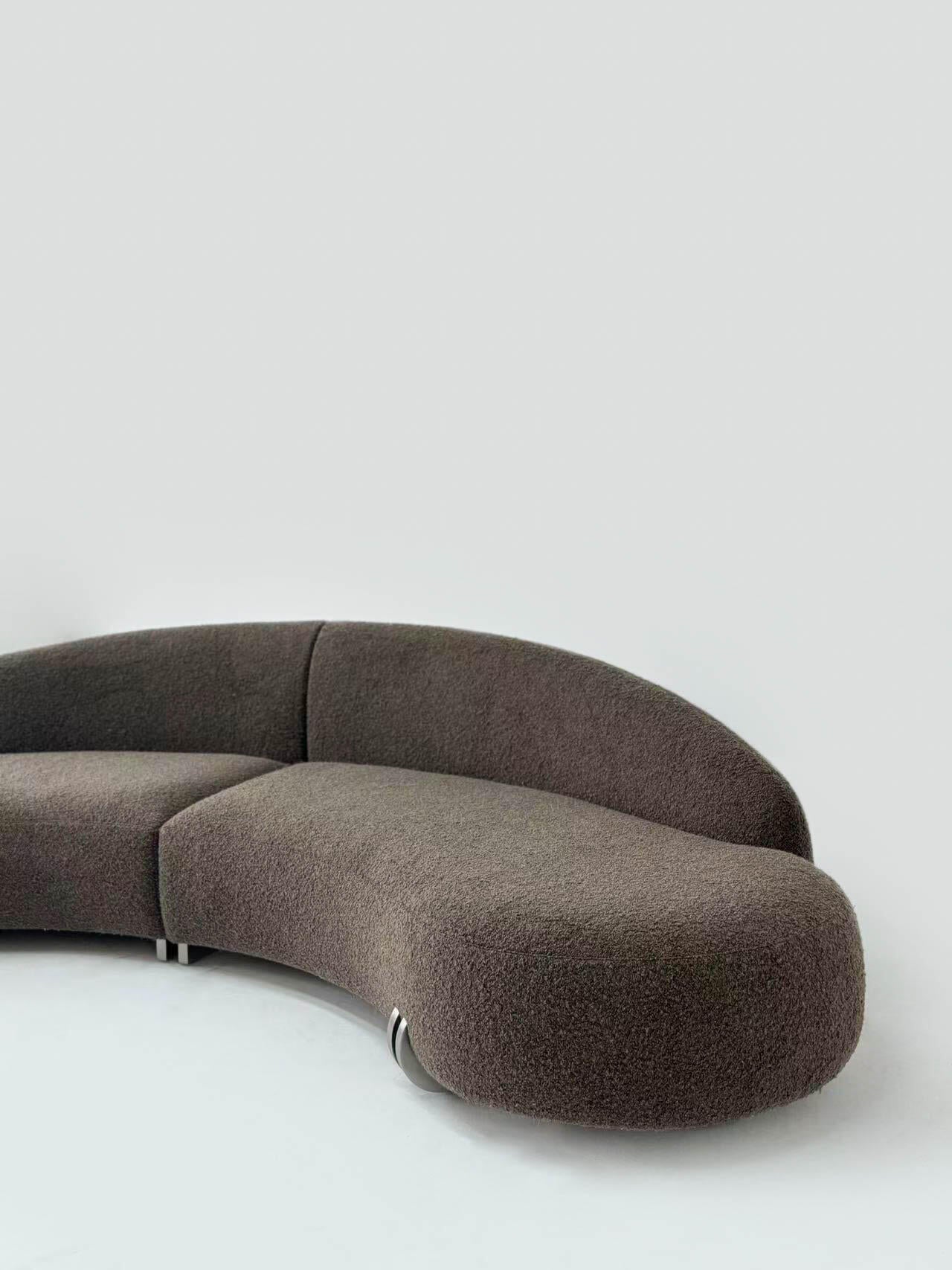 「Moon Glow」Organic Curved Sectional Sofa