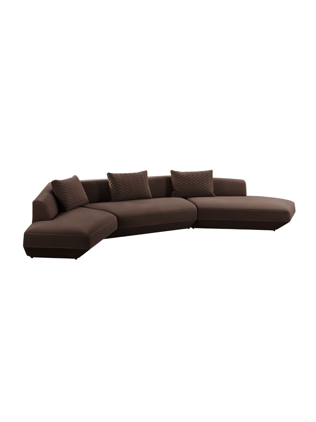 Luxury L-Shaped Modular Leather Sofa