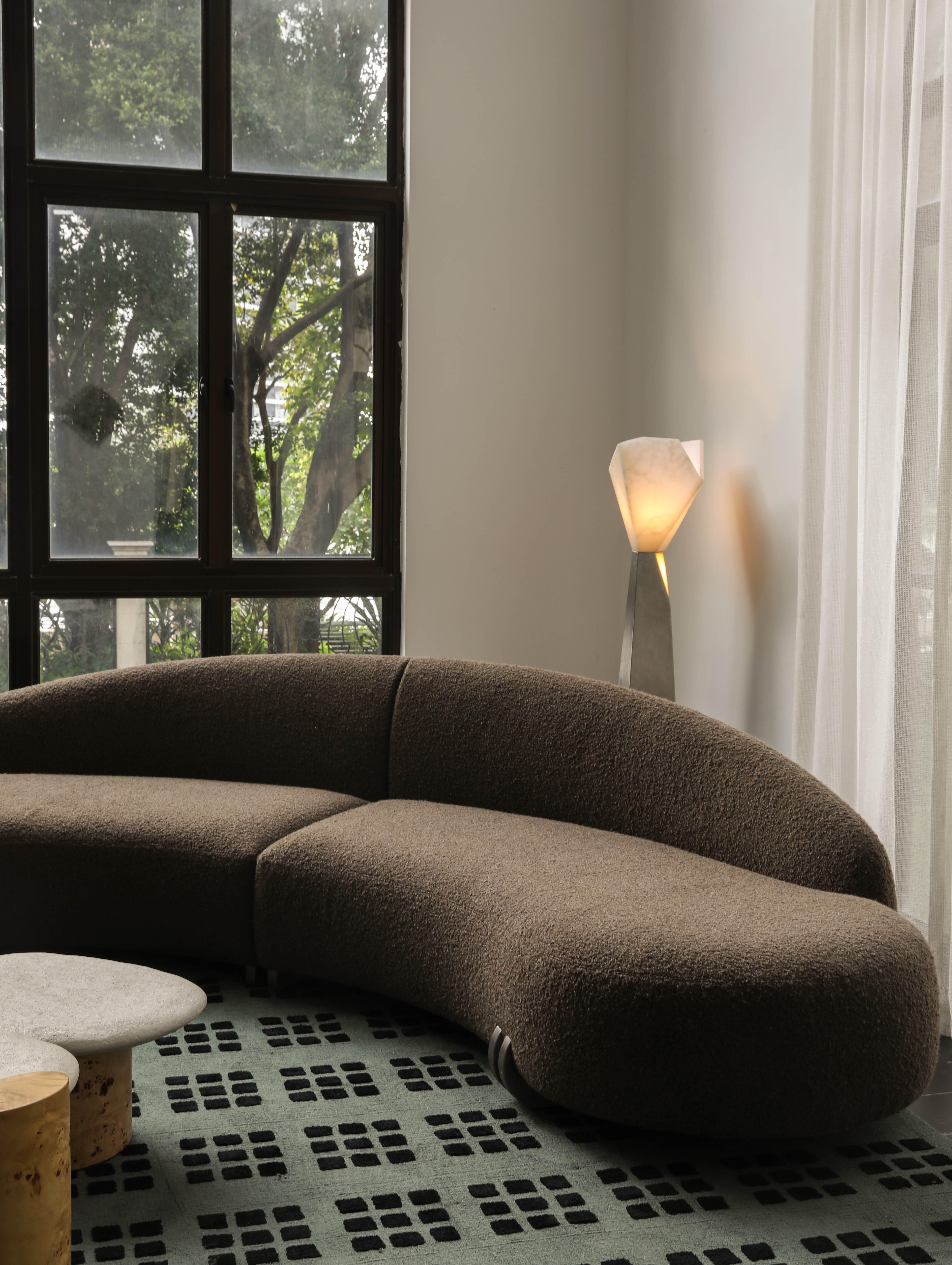 「Moon Glow」Organic Curved Sectional Sofa