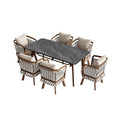 「Teak Weave」Luxury Outdoor Dining Set