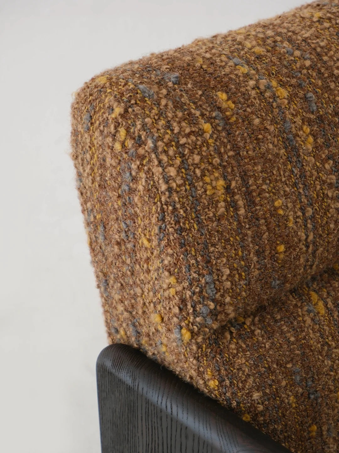 「Wanderer」Architectural Textured Fabric Lounge Chair