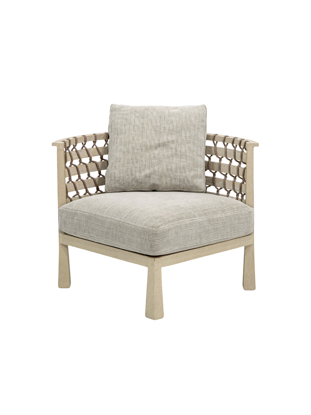 Beige armchair with a cushion
