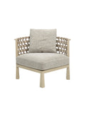 Beige armchair with a cushion