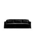 Curved Natural Linen Multi-Seat Sofa，A modern luxury curved sofa defined by effortless, relaxed elegance and premium natural materials. 