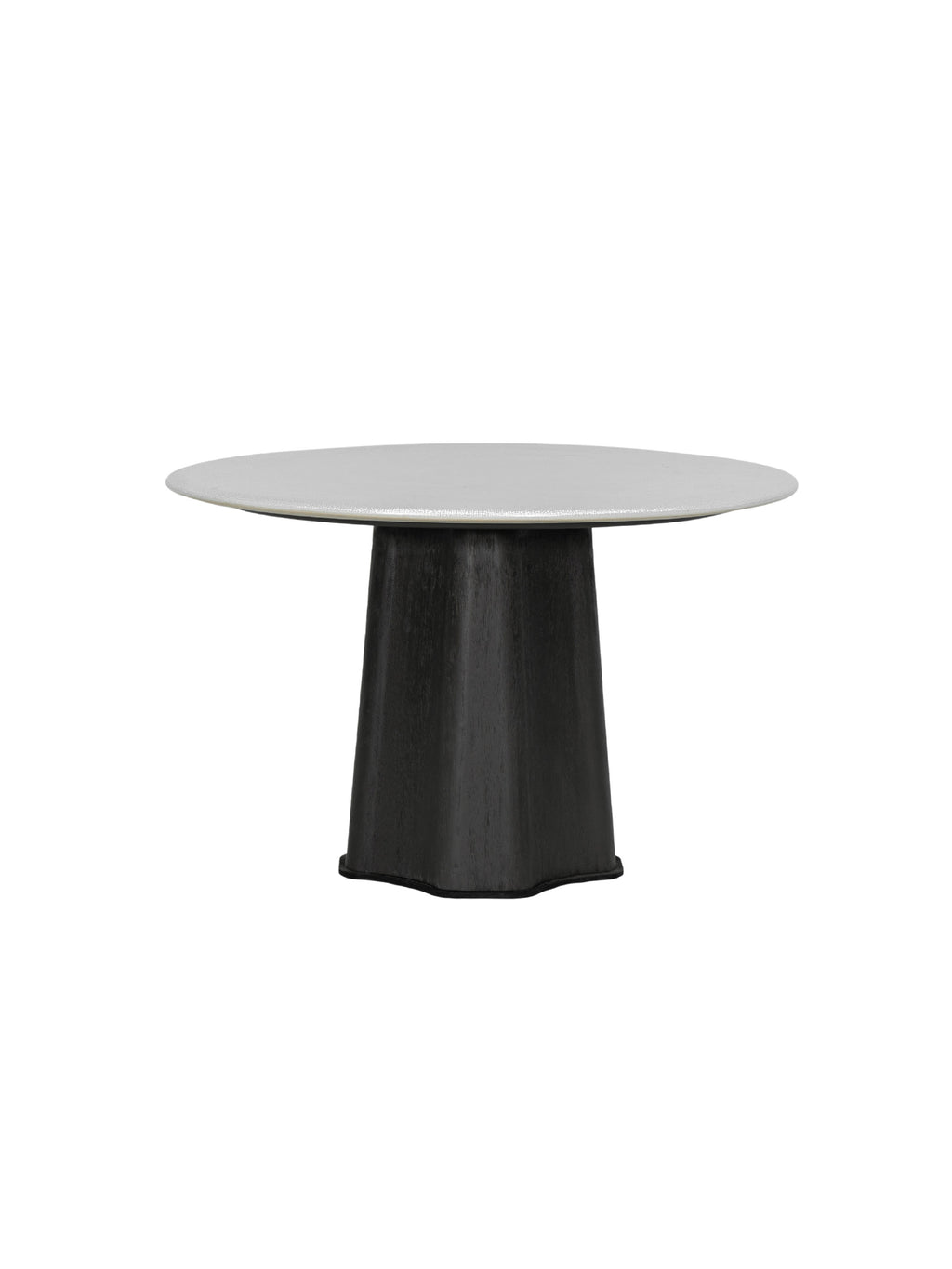 Silver Cypress Ceramic Round Dining Table