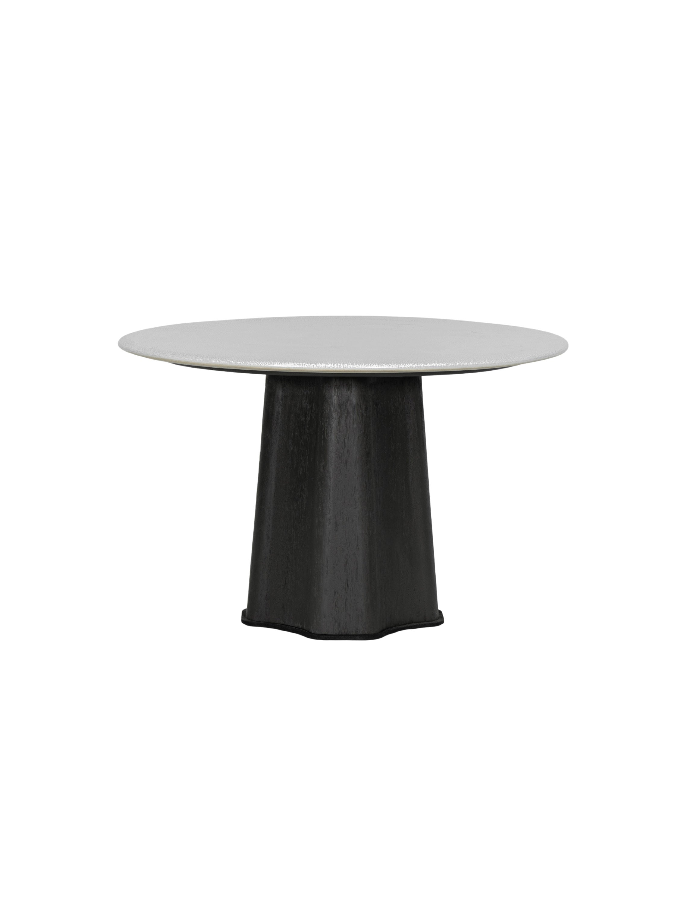 Silver Cypress Ceramic Round Dining Table