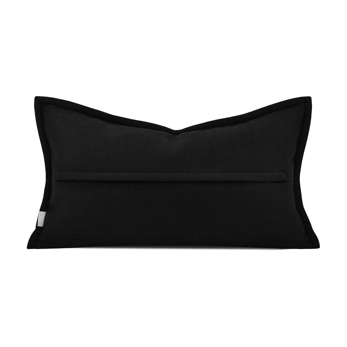 Vintage Feather Pattern Lumbar Pillow Decorative Waist Support Cushion