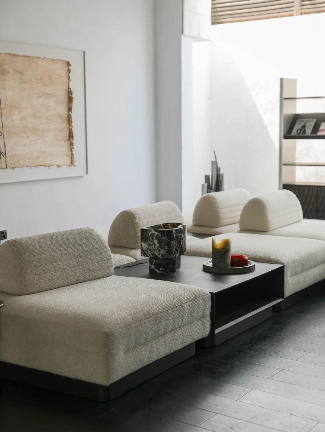 「Quiet Luxury」Multi-Module Living Modular Sectional Sofa with Storage