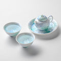「Flowing Light」150ml Kiln-Fired Crystalline Glaze Kung Fu Teapot Set