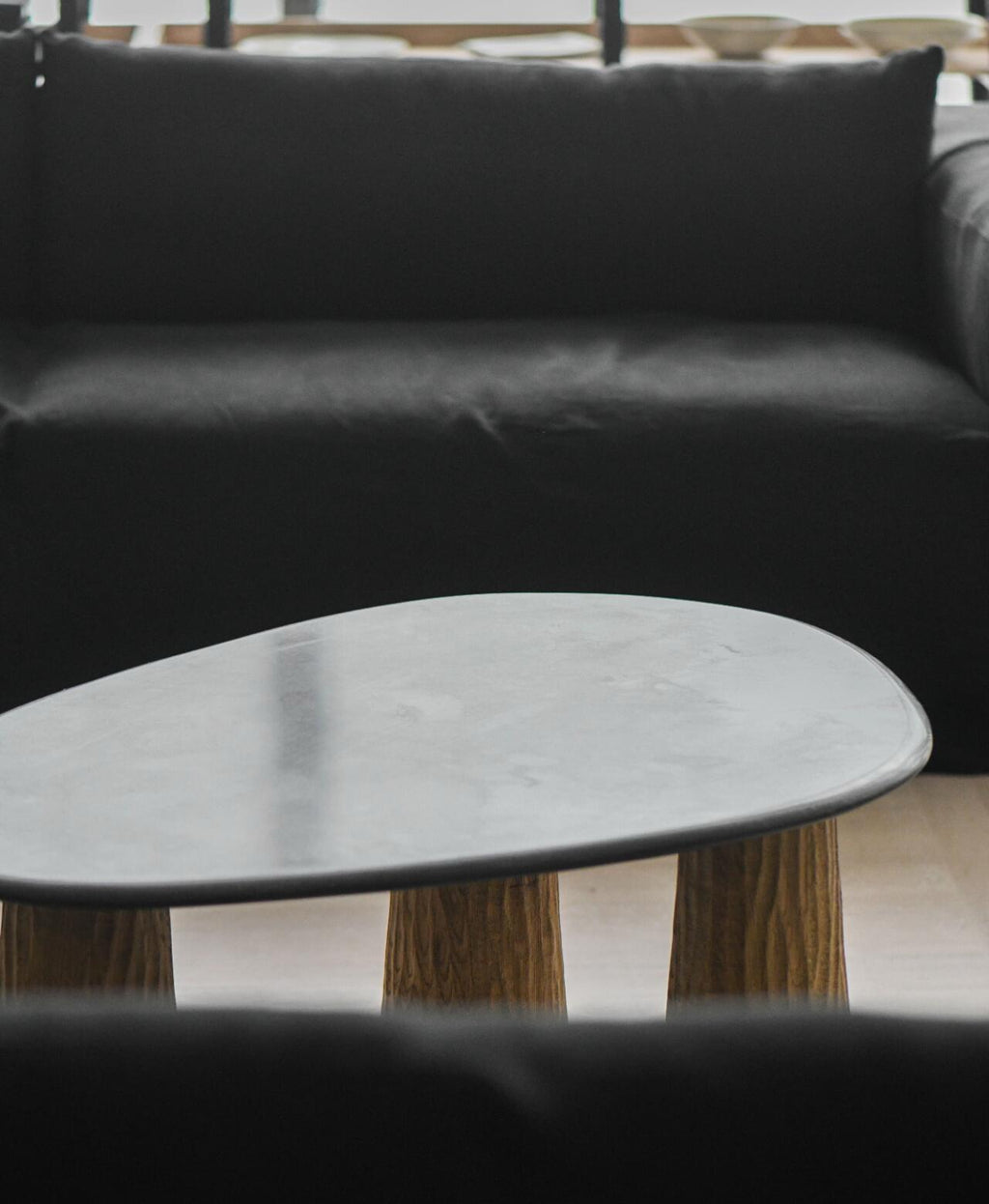 「Tianqing」Organic Sculptural Natural Stone Side Table