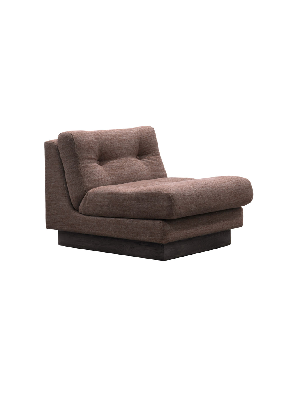 The Milo | Sculptural Organic Cotton-Linen Blend Leisure Armchair