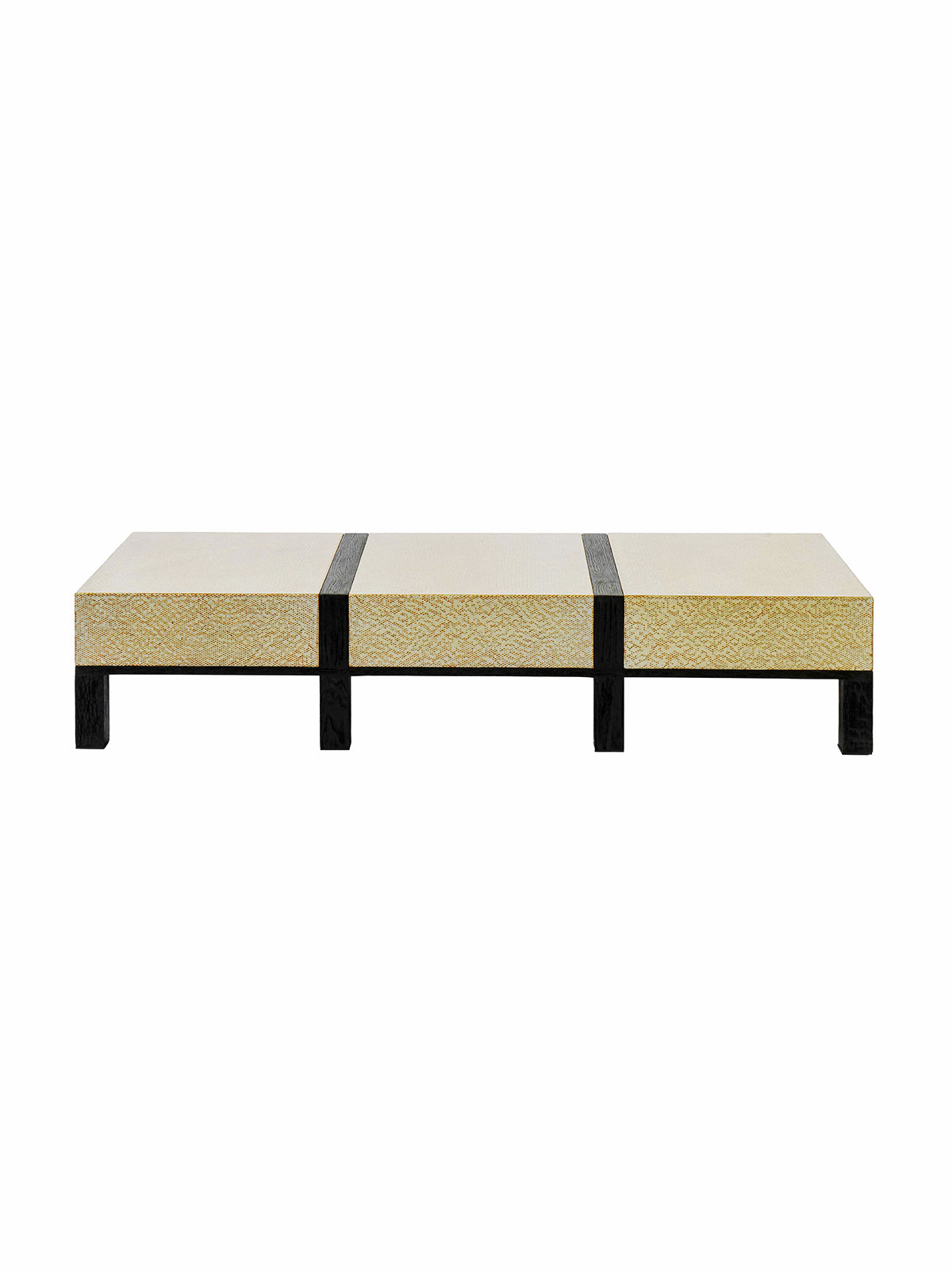 Premium quiet luxury lounge table with authentic rattan weave and sturdy frame, ideal for contemporary living room lounge zones and hotel relaxation areas.