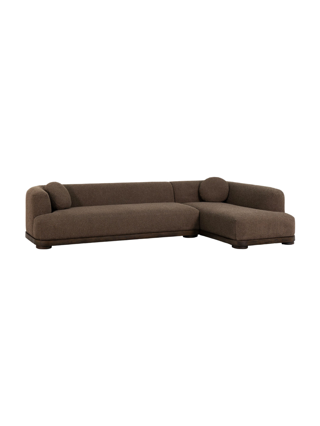 Neo-Col modular curved sectional sofa, luxury wool-alpaca blend fabric cloud corner sofa, high-end modular living room furniture for villa and hotel.
