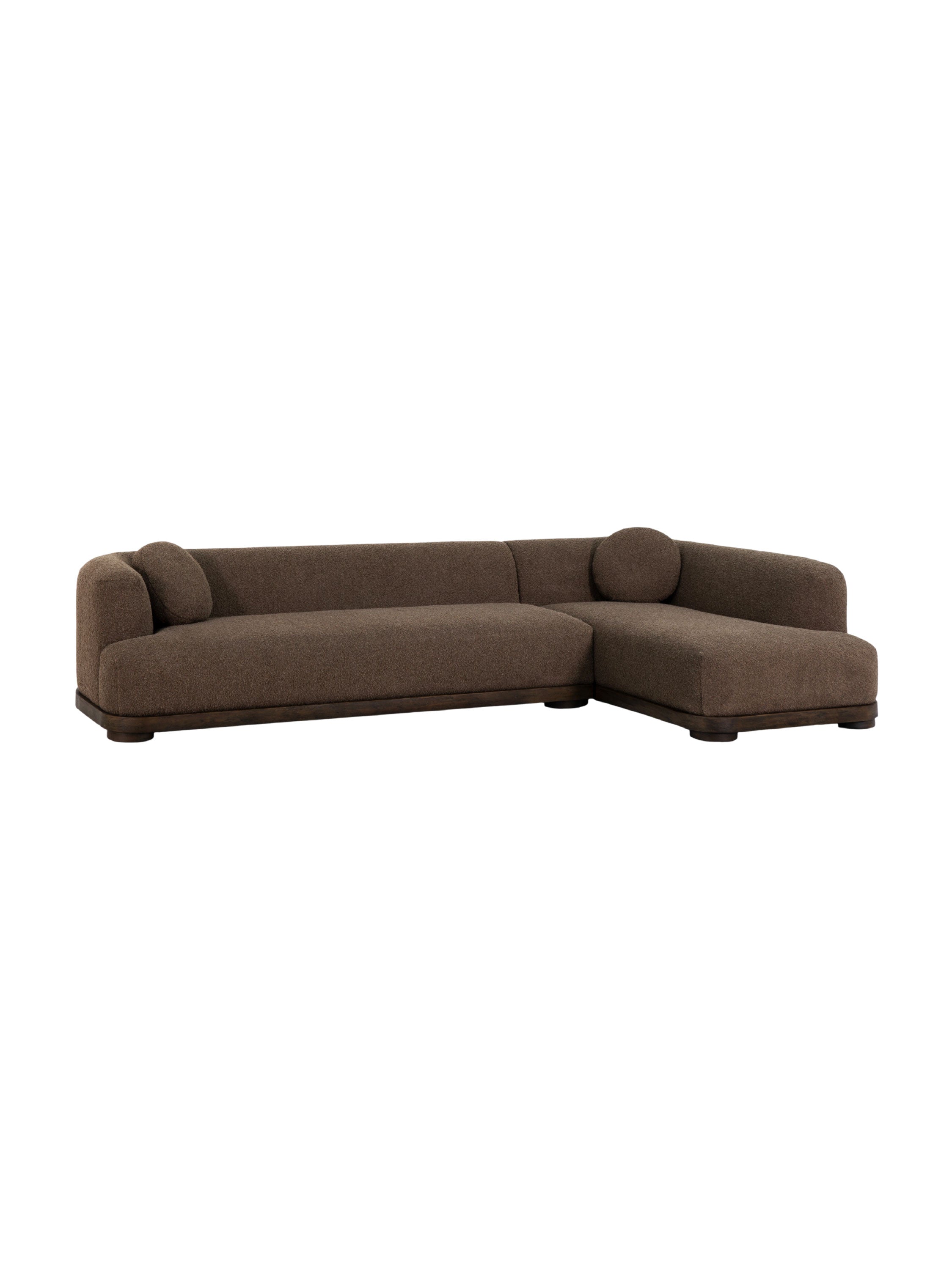 Neo-Col modular curved sectional sofa, luxury wool-alpaca blend fabric cloud corner sofa, high-end modular living room furniture for villa and hotel.